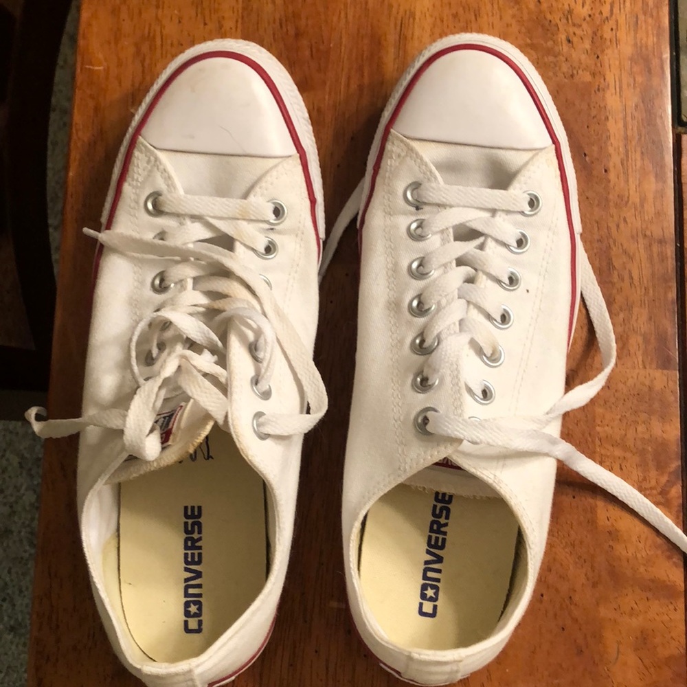 White Converse All Stars